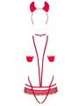 Тедди Evilia красного цветаObsessive Evilia teddy red S/M