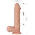 Вибратор реалистичный с подвижной кожей - Beautiful Encounter Bergrisi Vibrator Flesh