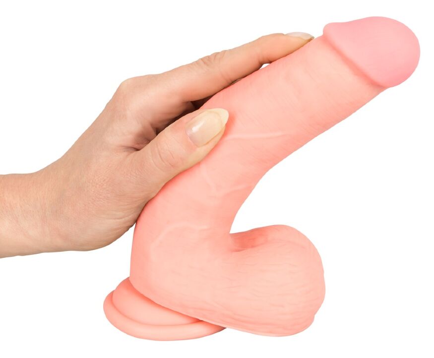 Фалоімітатор з мошонкою - Medical Silicone Dildo, 20 см