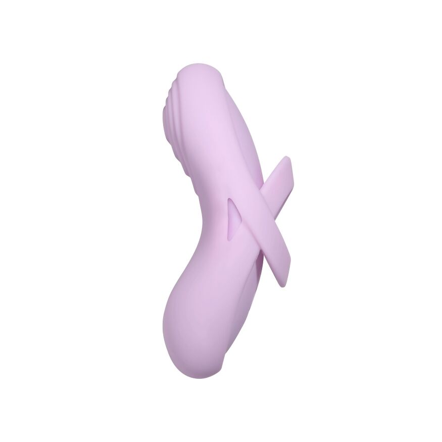 Смарт-вібратор для клітора Svakom Echo 2 Pink Lilac, підігрів до 38 °C, знімна насадка на палець