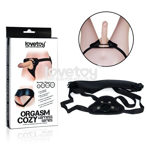 Трусики для страпона - Orgasm Cozy Harness Black