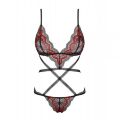 Боди Obsessive Megies teddy black S/M                                 