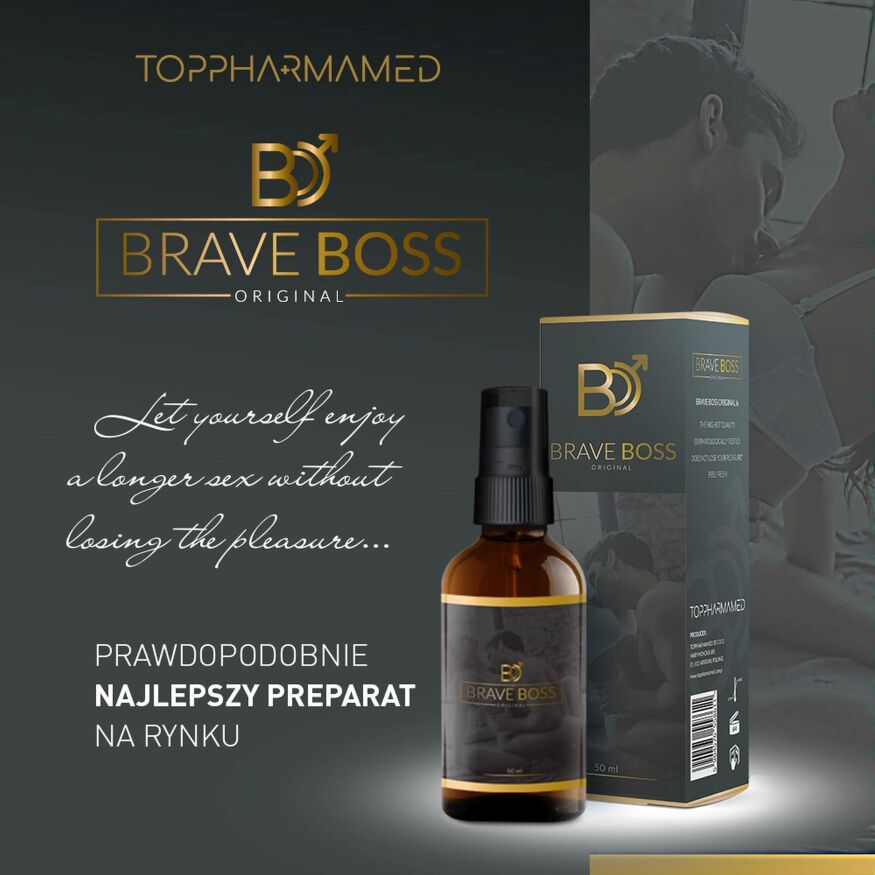 Спрей пролонгуючий для чоловіків BRAVE BOSS Original spray, 50 ml