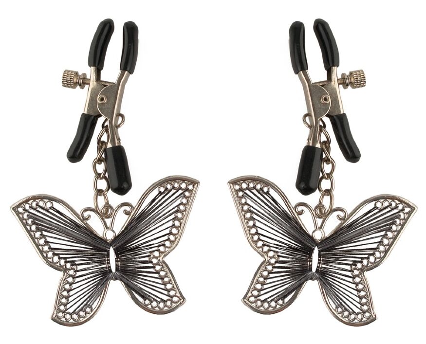 Вишукані затискачі для сосків FFS Butterfly Nipple Clamps