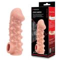 Насадка на член c обильным рельефом и фиксацией мошонки Kokos Cock Sleeve CS 010 S