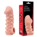 Насадка на член c обильным рельефом и фиксацией мошонки Kokos Cock Sleeve CS 010 S