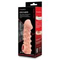 Насадка на член c обильным рельефом и фиксацией мошонки Kokos Cock Sleeve CS 010 S