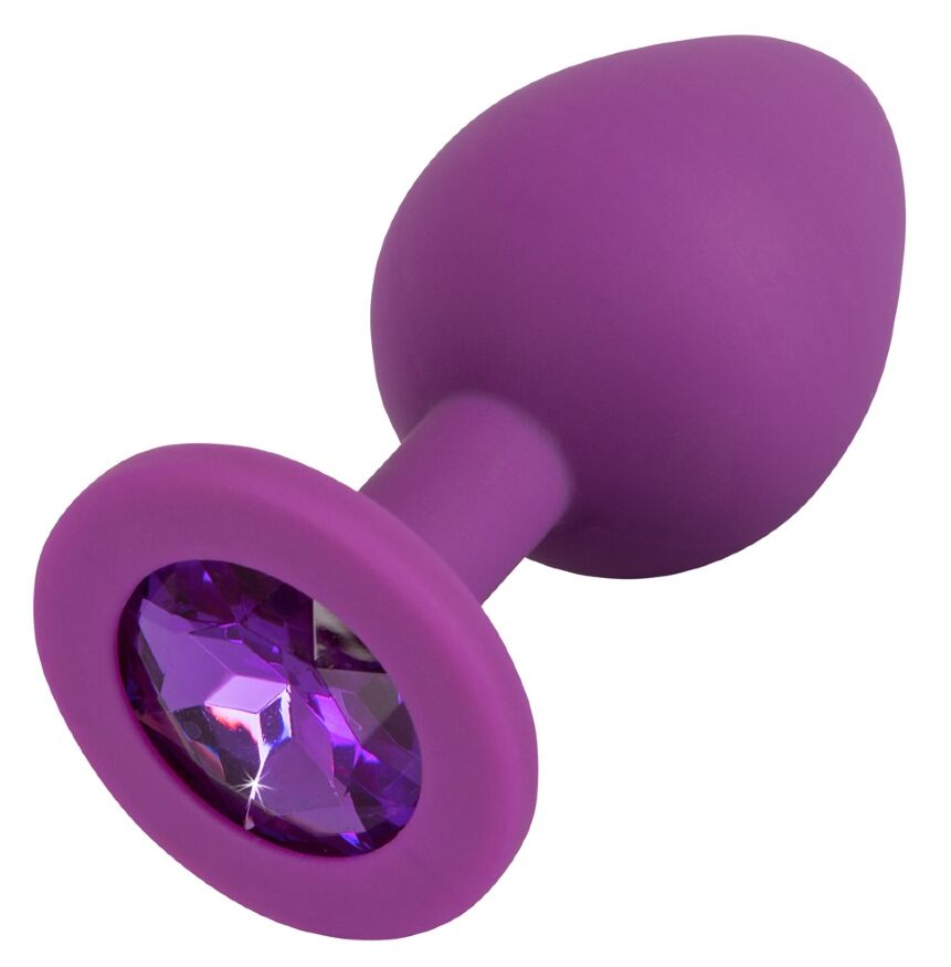 Анальна пробка - Colorful Joy Jewel Purple Plug Medium