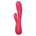 Смарт вибратор-кролик Satisfyer Mono Flex Red, 2 мотора, управление через интернет (мятая упаковка)