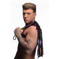 Флогер шкіряний XR Brands Strict Leather колір ультрамарин, 76 см