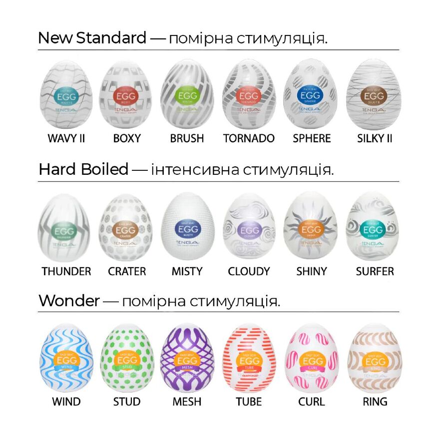 Мастурбатор яйцо Tenga Egg Boxy