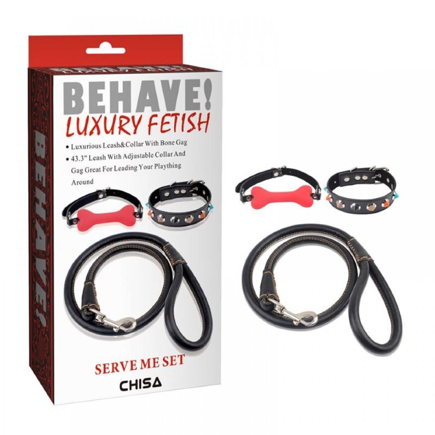 Набор БДСМ из 3-х предметов Chisa BEHAVE LUXURY FETISH