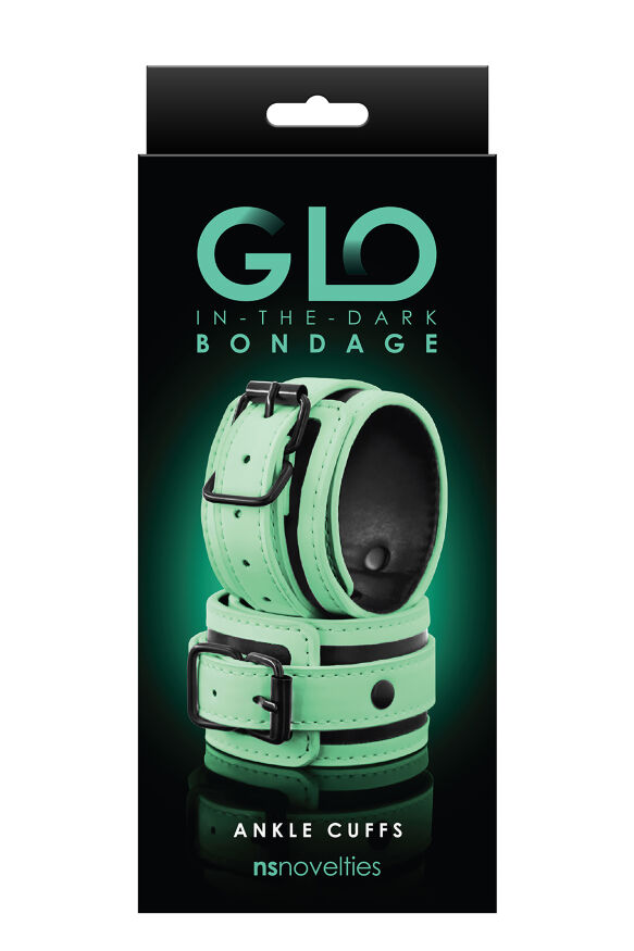 Поножи светящиеся NS Novelties GLO BONDAGE ANKLE CUFF