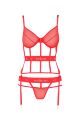 Корсет KYOUKA CORSET red S/M - Passion