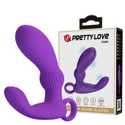 Стильний вібромасажер простати та точки G Pretty Love Cayla Stimulator Purple