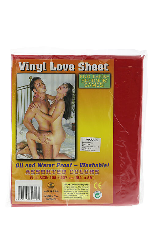 Виниловая простынь для массажа NMC VINYL BED SHEET RED 158x227CM