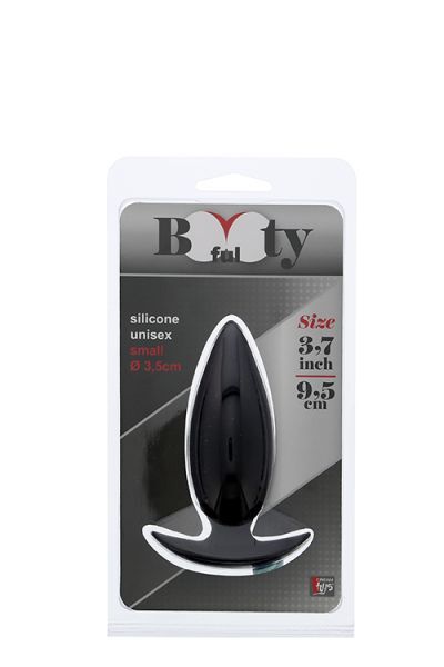 Анальная пробка BOOTYFUL SMALL 3.7INCH, BLACK