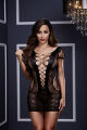 Кружевное мини платье CORSET FRONT LACE MINI DRESS, OS