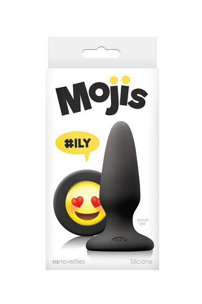 Анальная пробка MOJIS ILY MEDIUM BLACK