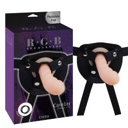 Тонкий рельєфный страпон Chisa RGB Sex Harness Cavelier