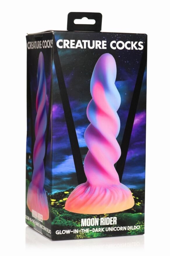 Фалоімітатор єдиноріг Creature Cocks Glow-in-the-Dark Unicorn Dildo