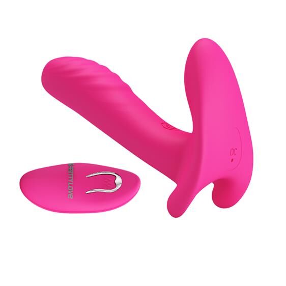 Роскошный вибратор для пар Pretty Love Remote Control Massager Pink