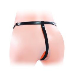 Двойной страпон з отвором для члена - Unisex Hollow Double Penetration 6"