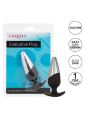 Анальная пробка силикон металл черная Executive Plug California Exotic