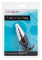 Анальная пробка силикон металл черная Executive Plug California Exotic