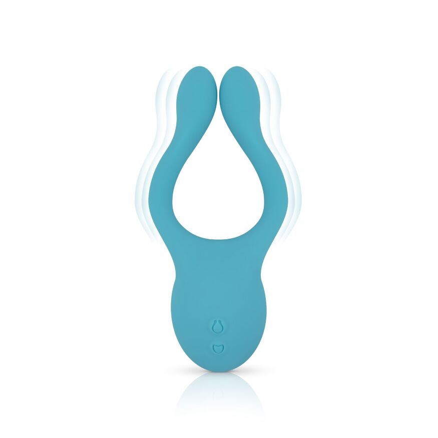 Универсальный вибратор для пар Cala Azul – Dani Couples Toy, 10 режимов