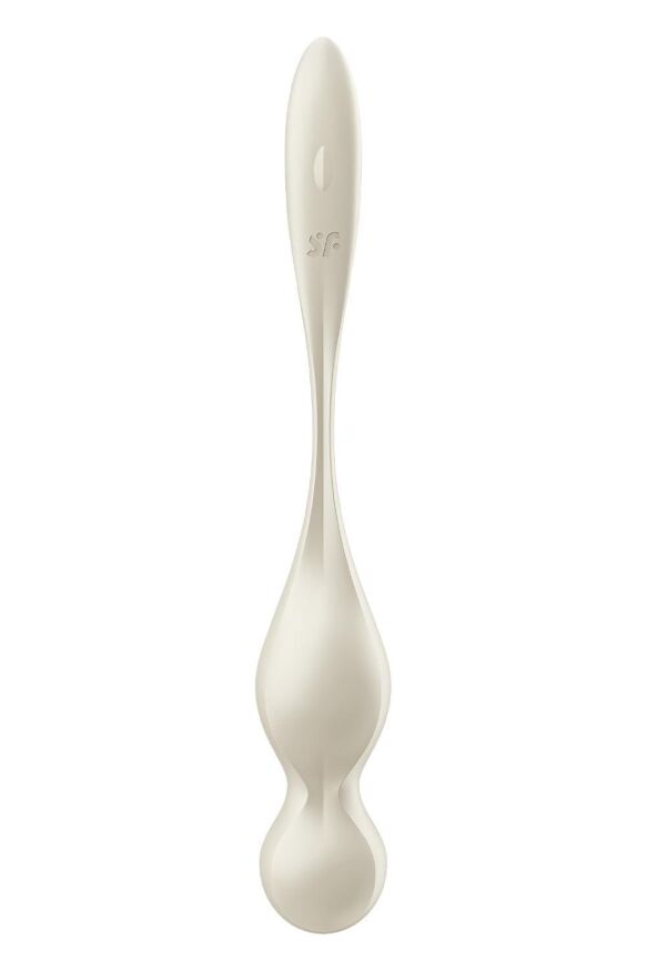 Смарт-шарики Кегеля Satisfyer Love Birds 1 с вибрацией, белые