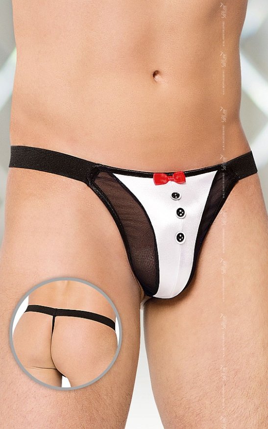 Мужские стринги - Thong 4433, white - S-L