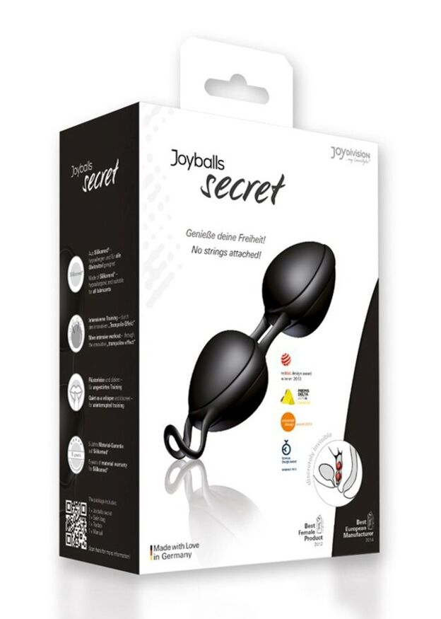 Вагинальные шарики JOYdivision Joyballs Secret, черные