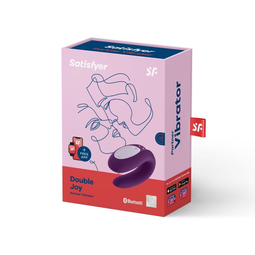 Вибратор Satisfyer Double Joy Violet (помятая упаковка)