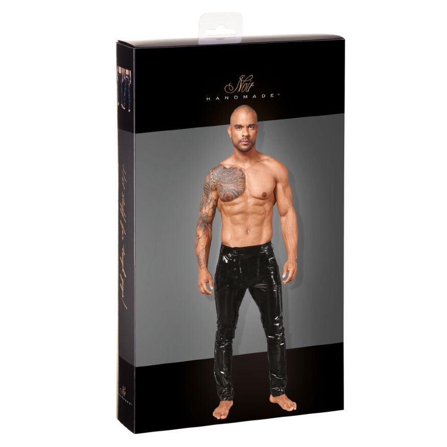 Штаны винил H060 Noir Handmade L
