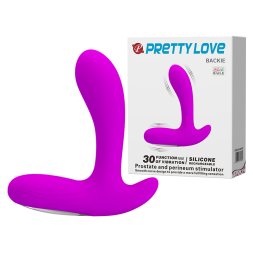 Елегантний масажер простати яскравого кольору Pretty Love Backie Prostate Stimulator Purple