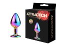 Металлическая анальная пробка MAI Attraction Toys №73 RAINBOW