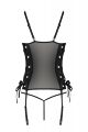Корсет MALWIA CORSET black S/M - Passion