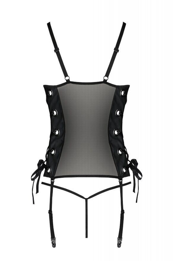 Корсет MALWIA CORSET black S/M - Passion