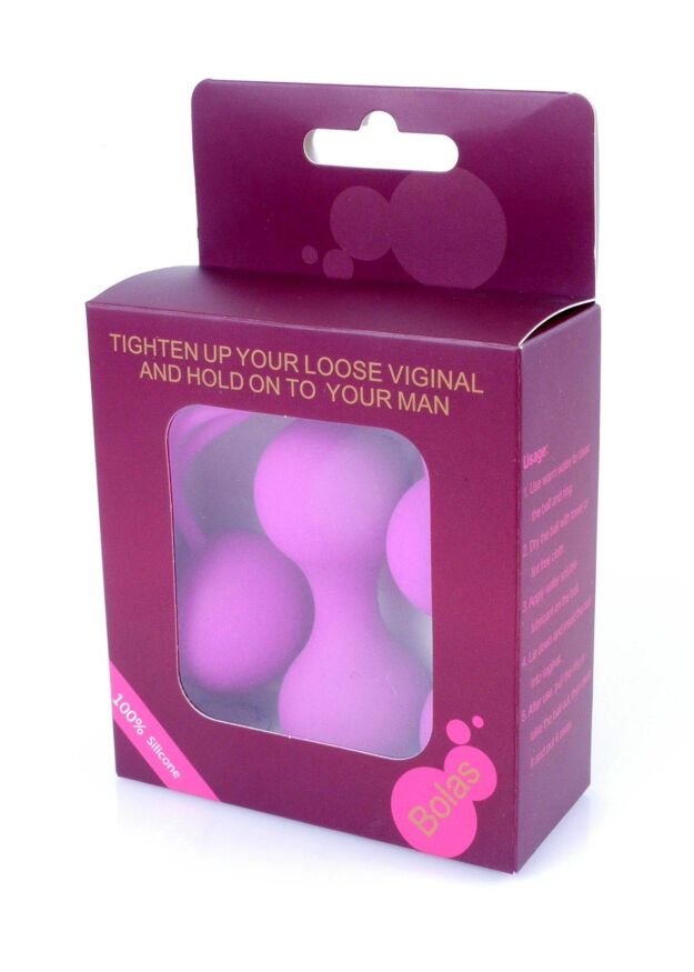 Набір вагінальних кульок - Silicone Kegal Balls Set Purple