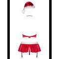 Костюм Миссис Клаус Obsessive Ms Claus Red/White S/M