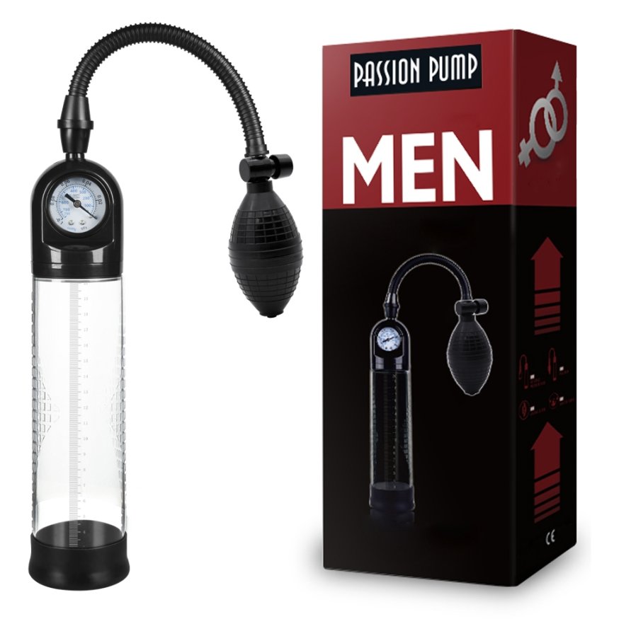Вакуумна помпа з манометром CANWIN Penis Pump Men - P228