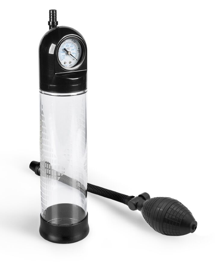 Вакуумна помпа з манометром CANWIN Penis Pump Men - P228