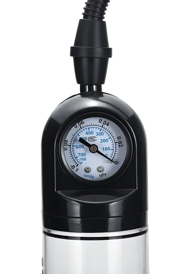 Вакуумна помпа з манометром CANWIN Penis Pump Men - P228