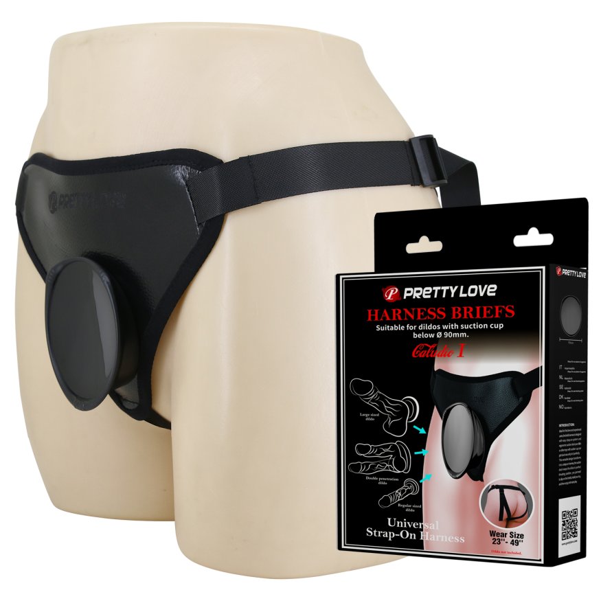 Универсальная система для страпона Pretty Love - Fogg II Black Universal Harness Briefs, BW-022107
