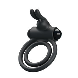 Подвійне ерекційне кільце - Pretty Love Osmond Cock Ring Black