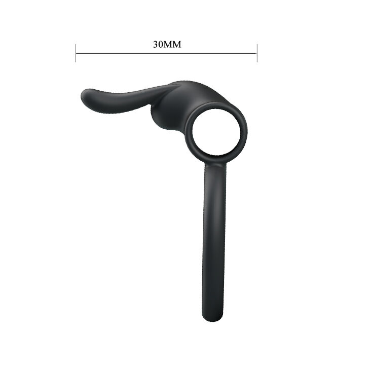 Подвійне ерекційне кільце - Pretty Love Osmond Cock Ring Black