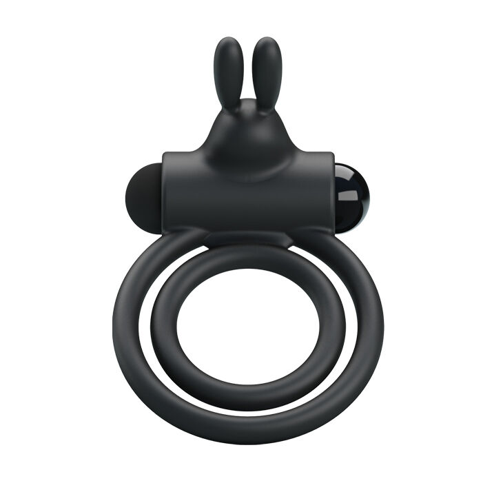 Подвійне ерекційне кільце - Pretty Love Osmond Cock Ring Black