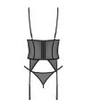 Корсет Obsessive Euridia corset &amp; tanga M/L