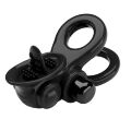 Ерекційне віброкільце з петлею для мошонки Pretty Love Passionate Ring Black
